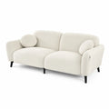 Zweisitzer Sofa Stoff Beige 180cm